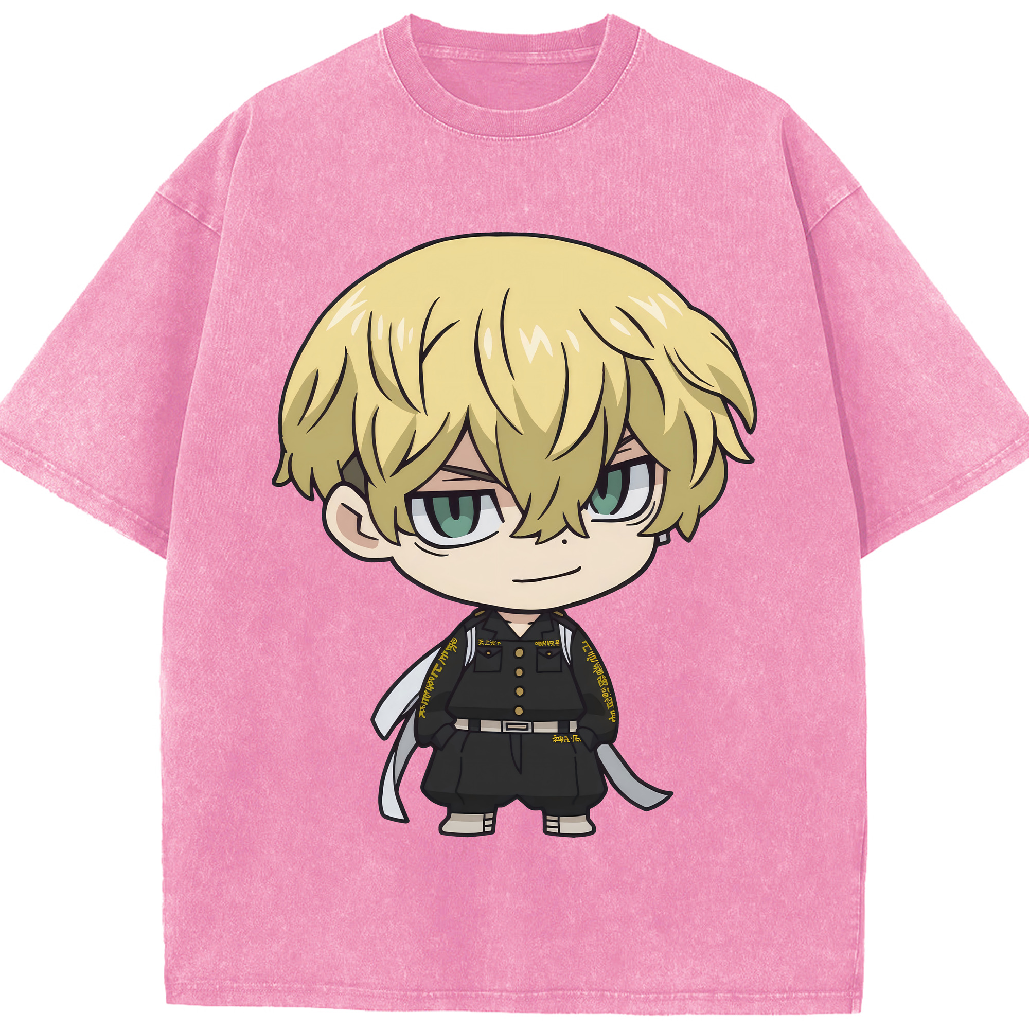 （画像用） 東京リベンジャーズ Tokyo Revengers 綿100% ヴィンテージ風 半袖Tシャツ（フロントプリント）